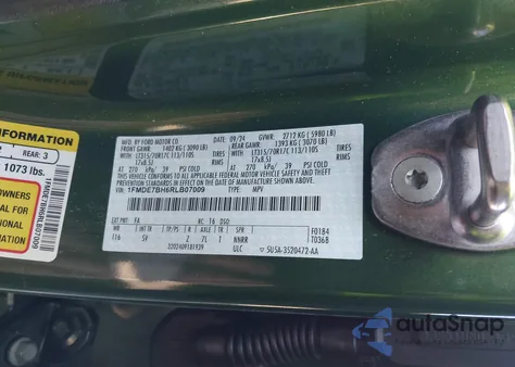 2024 Ford Bronco Big Bend from USA, damaged, VIN 1FMDE7BH6RLB07009